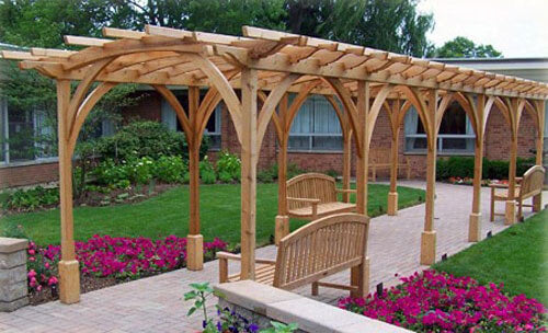 Zelf een houten pergola maken